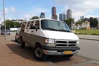 Dodge, RAM, Van, 1994, V8, 5.2, 223 hp, Rotterdam, 52-VT-VN, cityscape, parked