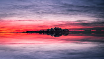 maisema, meri, ranta, sinitaivas, luonto, valtameri, auringonlasku, taivas, vene, vesi, matkustaa