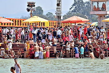 říční gangy, haridwar, Indie, ganga, holydip, posvátný, kultura, náboženství, kumbh, posvátná řeka, cestovní ruch