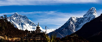 Mount Everest, hory, sníh, summitu, krajina, Příroda, scenérie, vrchol, nebe, mraky, Everest