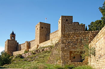 Španělsko, andalusie, Provincie Malaga, antequera, pevnost kopec, pevnost, citadela, maurský, budova, architektura, historický