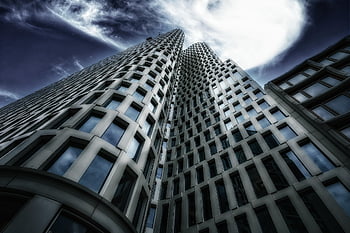 building, skyscraper, architecture, facade, city, urban