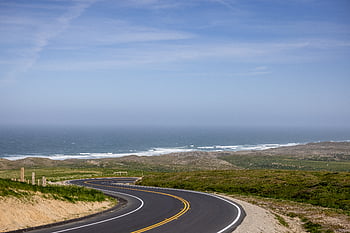 rural, route, paysage, destination, Voyage, conduite, chaussée, asphalte, terrain, la nature, en plein air