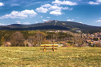 pryskyřice, Wormberg, hnědá vrstva, Příroda, nebe, výhled, krajina, Dolní Sasko, túra, horské krajiny, stromy