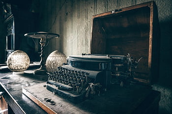 psací stroj, antický, vinobraní, starý, retro, Mechanický psací stroj