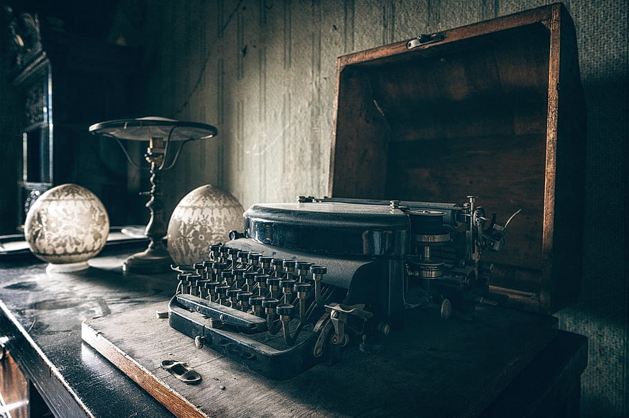 typewriter, antique, vintage, old, retro, mechanical Typewriter