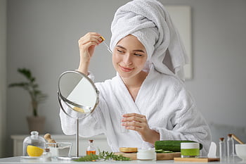 žena, kůže, péče, péče o kůži, lázně, wellness, tvář, ženský, krása, zdraví, Modelka