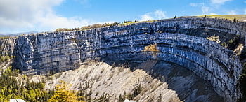 Skála, zákon, creux du van, kamenný výraz, neuchatel, vaud, val de travers