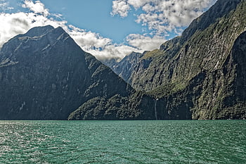 นิวซีแลนด์, เสียงของมิลฟอร์ด, อ่าวแคบ ๆ, น้ำ, ภูเขา, อุทยานแห่งชาติ Fiordland, fjordland, อุทยานแห่งชาติ, ธรรมชาติ, ภูมิประเทศ, เกาะใต้