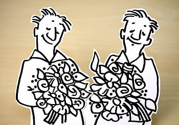 twins, sons, bunch Of Flowers, delivery Service, service, happy, favorite, together, give A Gift, congratulation, happy Mothers Day