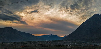 outdoor, mountains, dawn, morning, nature, winters, sunset, sunrise, beautiful, aesthetic, stunning