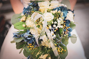 flower, wedding, bride, marriage