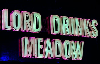 Senhor do Prado das Bebidas, sinal de neon, sinal colorido, sinal de bar, sinal de restaurante, sinal de arte gráfica, iluminação néon, sinalização de vida noturna, placa de estabelecimento de bebidas, letreiro iluminado, placa de bar e restaurante
