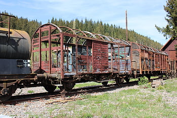 Spuren, Schienen, Schiene, Zug, Rost, Schienenverkehr, Eisenbahn, ausschalten, verlassen, verrostet, Eisenbahnschienen