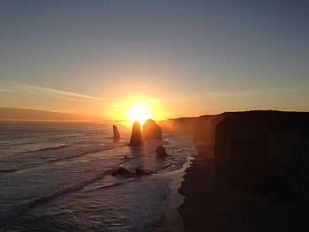 twelve Apostles, great Ocean Road, australia, landscape, ocean, sea, melbourne, highway, beach, victoria, sunset