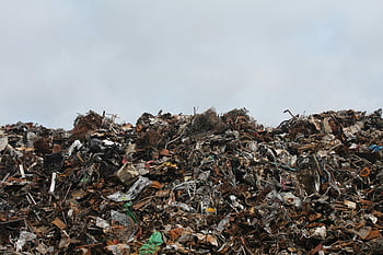 skládka, šrot, odpad, skládky, zatažená obloha, znečištění životního prostředí, recyklace, průmyslový odpad, hromadu odpadků, nakládání s odpady, čisté nebe