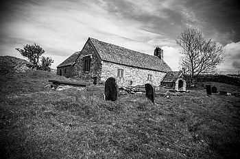 Wales, kostel, kaple, historický, architektura, cestovní ruch, starý, uctívání, snowdonia, starověké, pouť