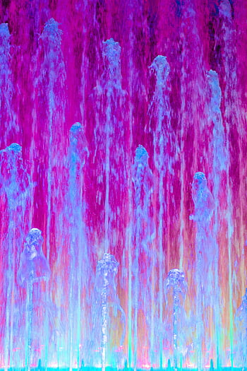 rosa og blå abstrakt, fargerikt abstrakt bilde, Fountain Art, levende rosa, levende blå, dynamisk kunstnerisk bakgrunn, abstrakt fontene, abstrakt kunst, rosa blå fargetoner, kunstnerisk fontene, abstrakt bakgrunn