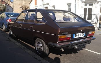 renault, 20, 1982, auto, Vintage ▾, chalon sur saone, 2.1 TD, 85 CV, targa, strada, parcheggiata
