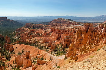 kaňon, pískovec, eroze, geologie, formace, národní park bryce canyon, hoodoos, utah, Amerika, usa, krajina