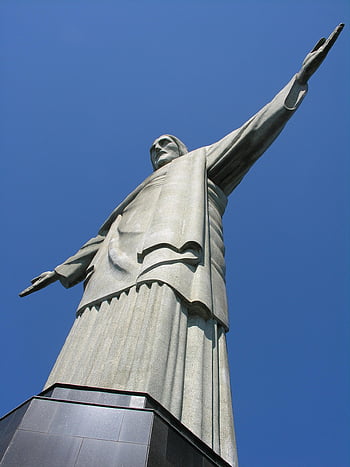 christ The Redeemer, statue, brazil, rio De Janeiro, tourism, sky, religion, faith, nature, monument, sculpture