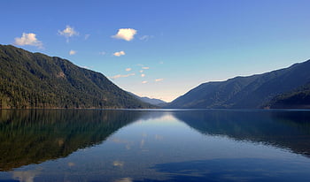 hory, jezero, Příroda, venku, Jezero Crestant, voda, olympijský národní park, olympijský národní les
